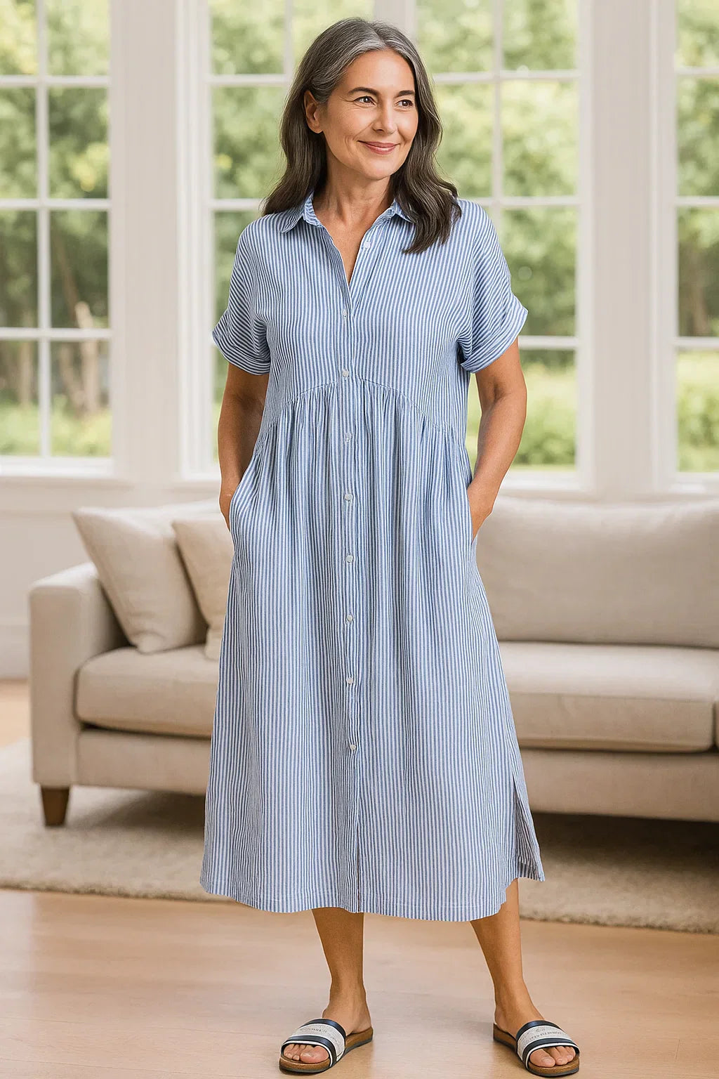 Tess | Effortless Shirt Dress