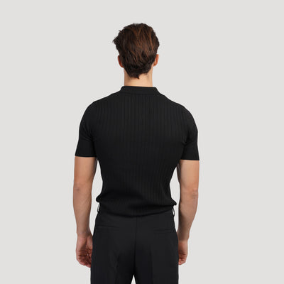 Gimcheon – Elegant Strikket Poloshirt til Mænd