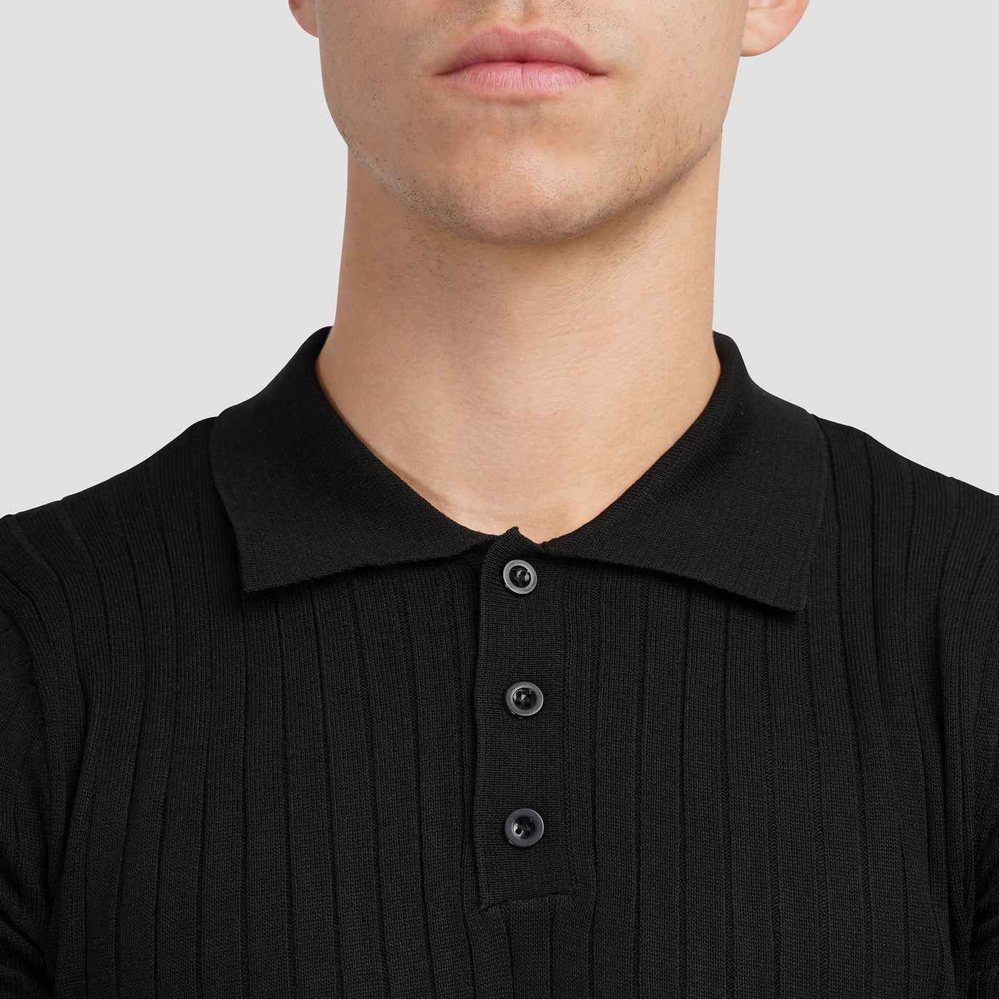 Gimcheon – Elegant Strikket Poloshirt til Mænd