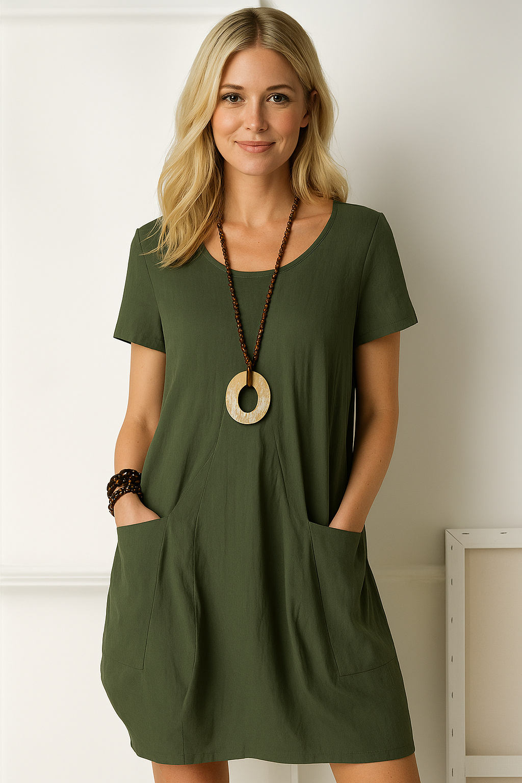 Maryam™ | Elegant klänning som täcker magen