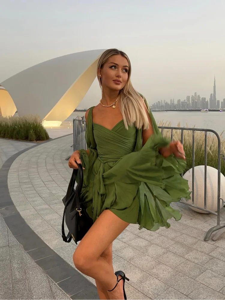 Lieke – Stilfuld Kort Sommerkjole