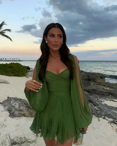 Lieke – Stilfuld Kort Sommerkjole